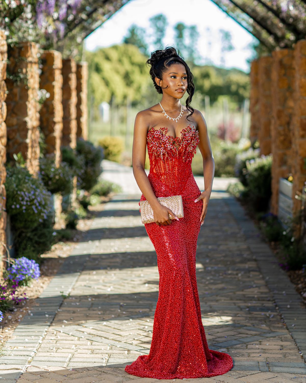 Robe de soirée longue rouge bustier pailletée, robes de bal sirène moulantes à sequins pour femmes noires N4095