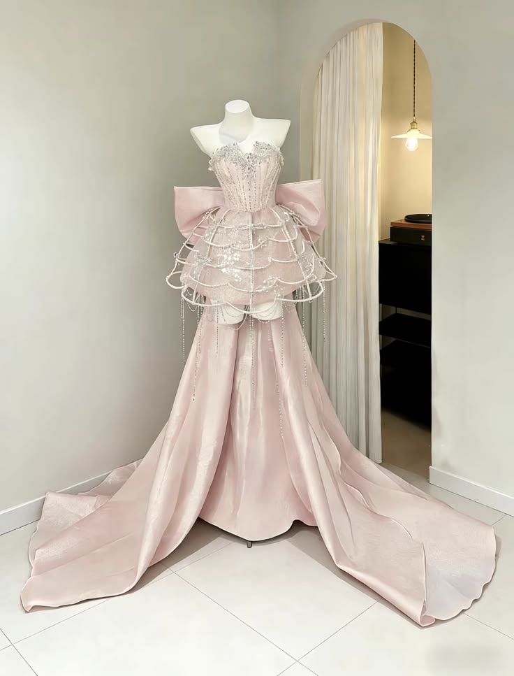 2026 Ball Gown Pink With Bow Sweetheart Mini Graduation Dresses Short High School For 8th Grade Senior Pink Homecoming Gown RB3389
