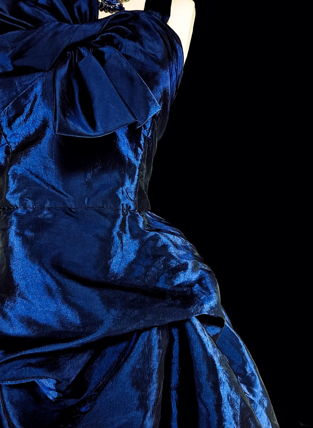Vintage-Ballkleid mit Spaghettiträgern, marineblau, kurz, inspiriert von den 2000er Jahren, Homecoming-Kleider, N1614