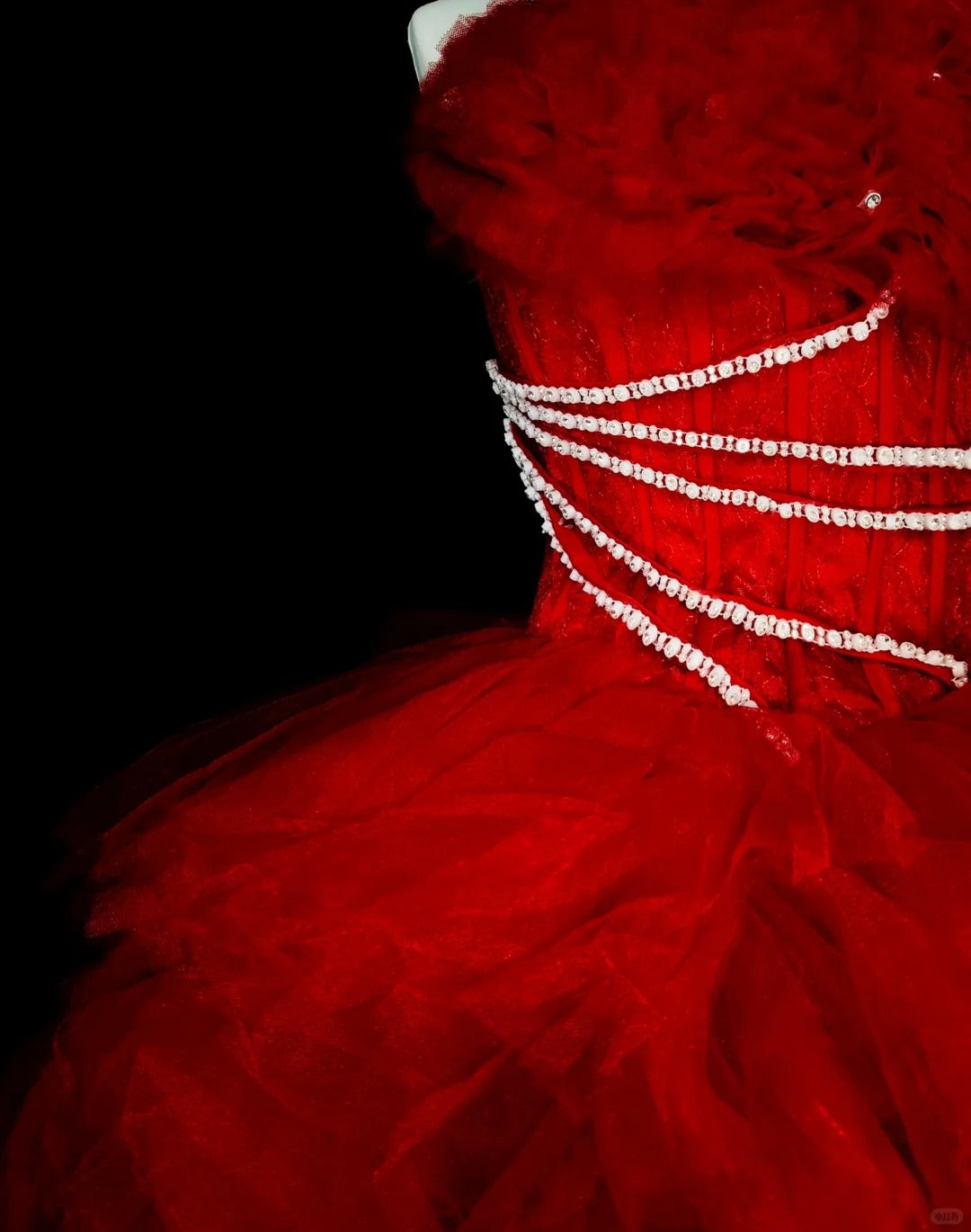 Robe de bal bustier unique en tulle rouge, inspiration mode vintage années 2000, robes de bal de promo courtes, inspiration robes de soirée N2017