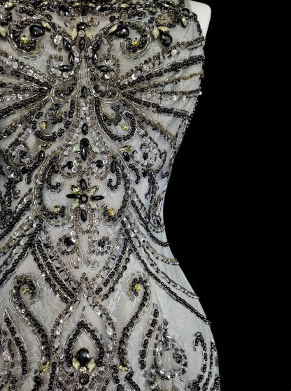 Einzigartiges Etui Enges Bodycon-Grau Inspo Vintage Fashion 2000er Hoco Kurze Inspo Homecoming Kleider N2016