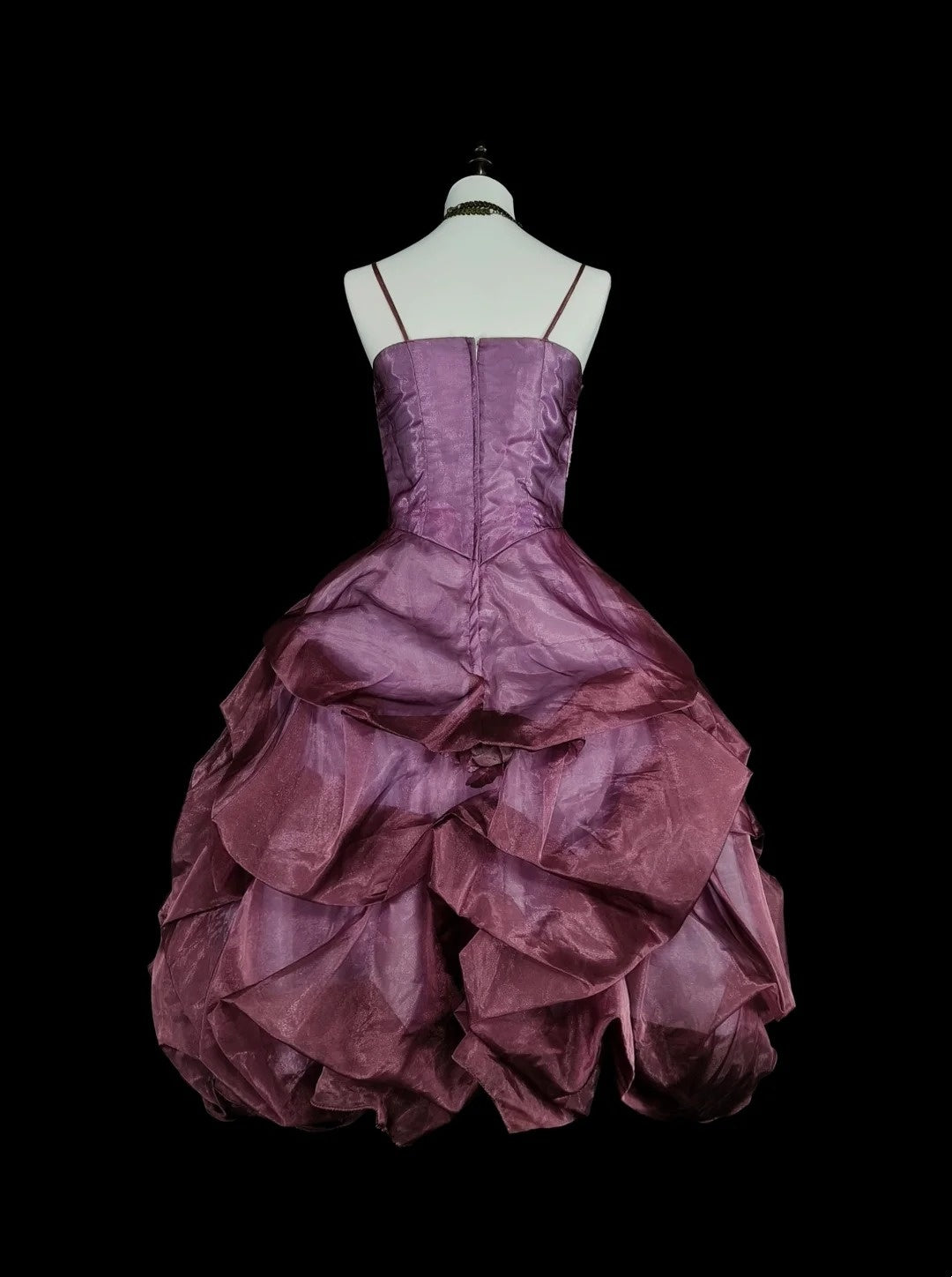 Einzigartiges Ballkleid Spaghetti-Träger Lila Inspo Vintage Fashion 2000er Hoco Kurze Inspo Homecoming Kleider N2018