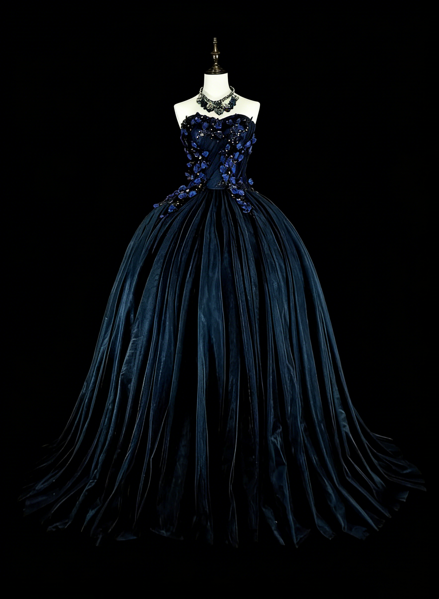 Robe de bal vintage, esthétique années 50, rétro, élégante, sans bretelles, en tulle, longue robe de soirée N2004