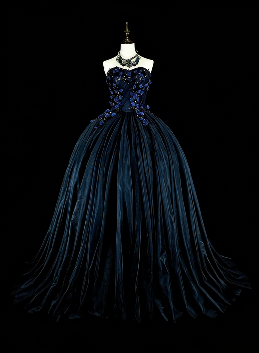 Vintage Prom Dresses Aesthetic 1950s Retro Classy Ball Gown Strapless Tulle Long Night Party Dress N2004
