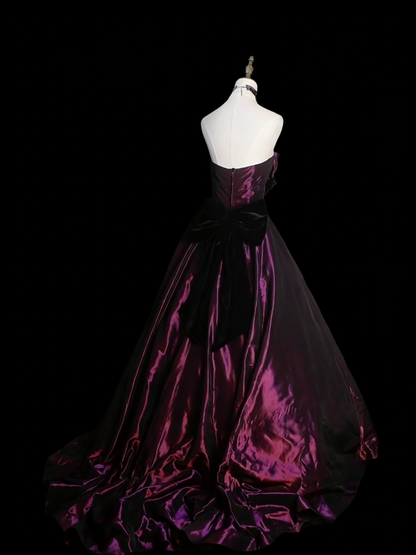 Robe de bal charmante sans bretelles couleur raisin, robe de soirée pour 16 ans, robe de quinceañera, robe de bal longue, 15 Vestidos De Fiesta N1246
