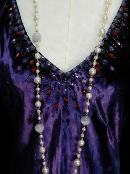 Vintage Mermaid V Neck Purple With Beads College Formal Outfit Long Prom Graduation Dresses For Teens N1310