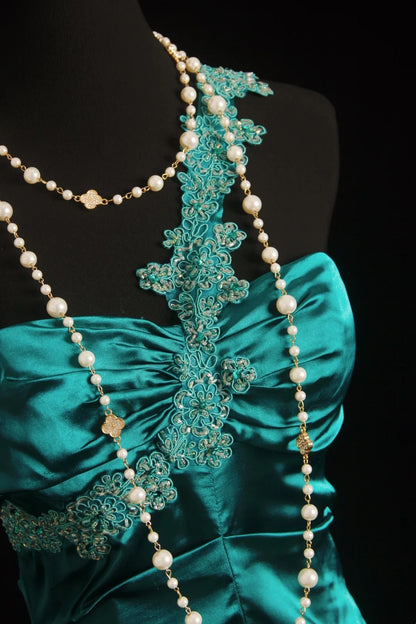 Aesthetic Outfits Prom Dresses Mermaid One Shoulder Green With Lace Evening Gown Long Formal Dress RB3262