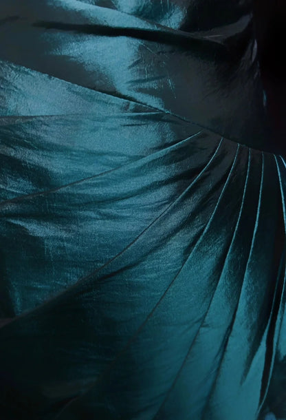 Jolie Robe de soirée bustier bleu marine mi-longue pour le bal de promo N2641