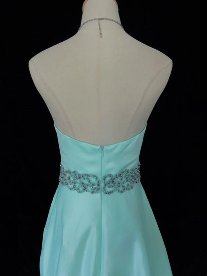 Vintage Prom Dresses Inspo A line Sweetheart Tiffany Blue With Beading For Women Formal Dress N3236