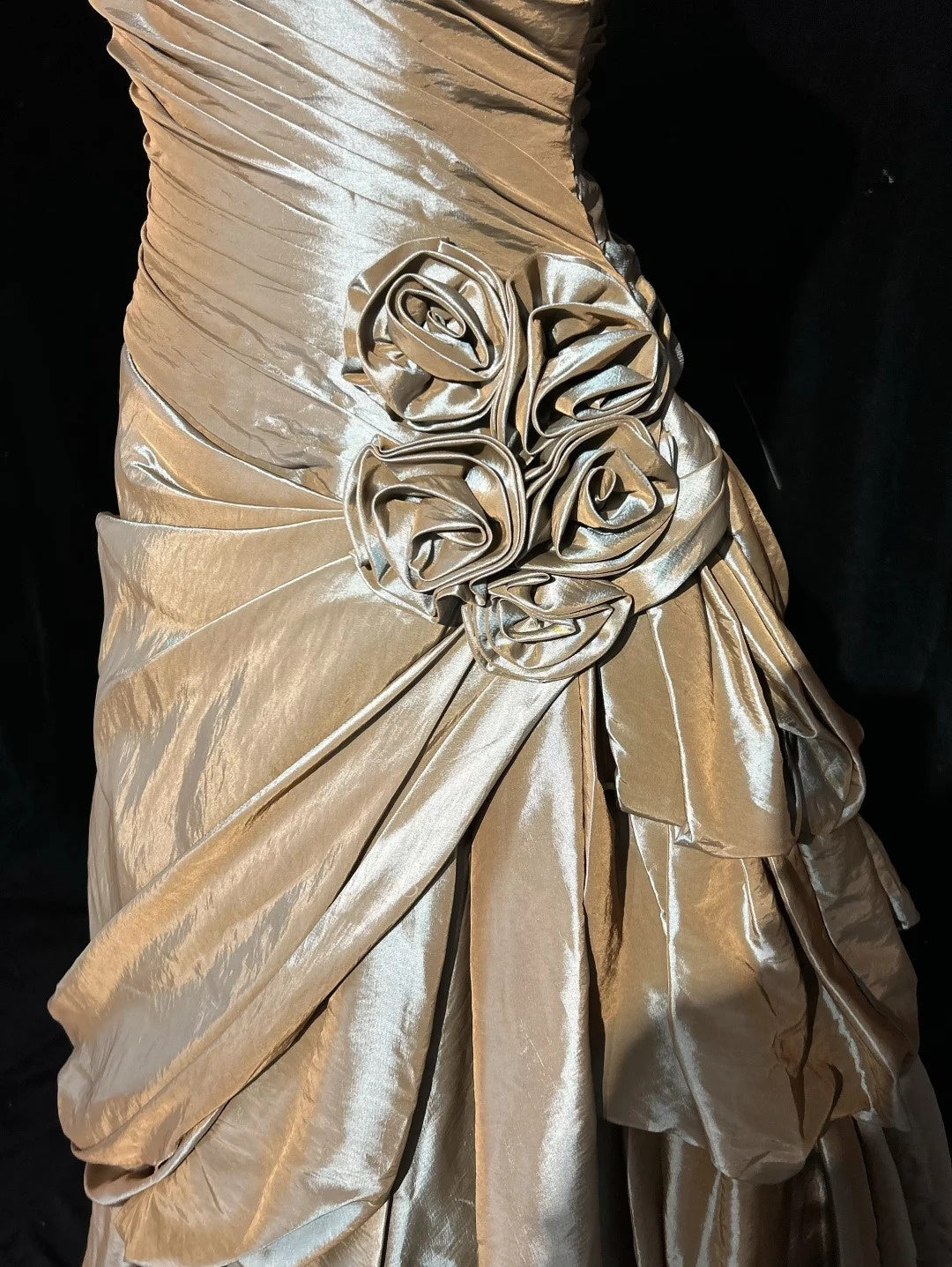 Vintage Ballkleider Abschlussball Kleid Sweetheart Mit Trägern Champagner Perlen Lang Formales Kleid N2451