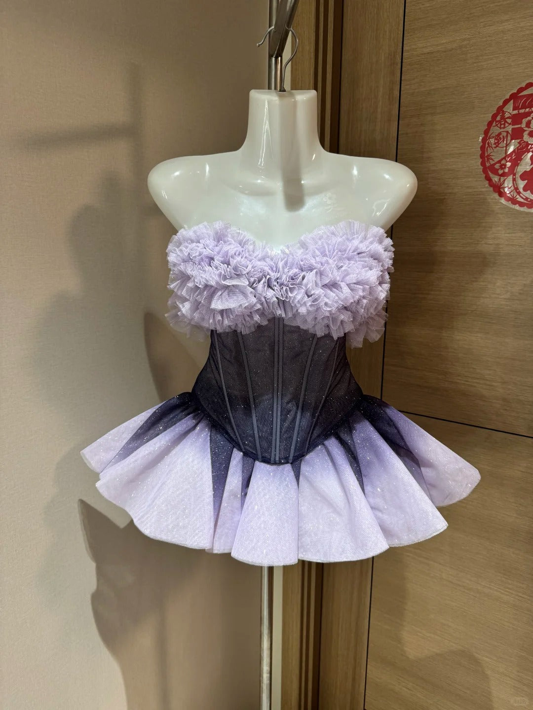 Robes de bal mignonnes Cœur Lilas Tulle Nuit Courte À Rio Inspo Idées de robes de rentrée Robes de bal de rentrée RB4041