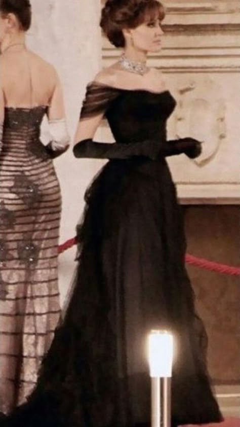 Vintage Ballkleid, schwarz, Geburtstagskleid, schulterfrei, Abiballkleid, Partykleid N1856