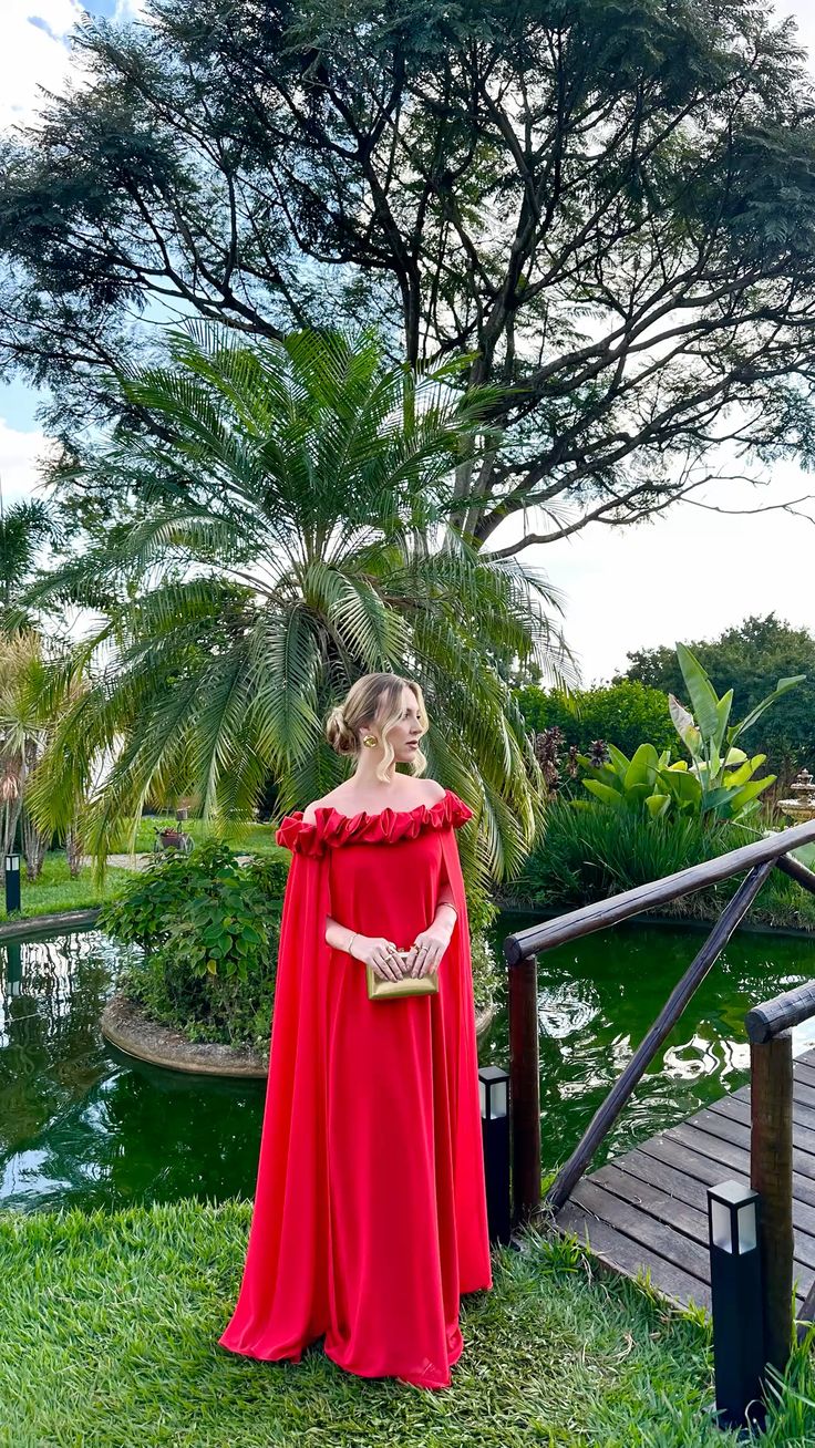 Modest A line Off The Shoulder Red Chiffon Floor Length Senior Prom Dresses Long Formal Party Gowns AB418