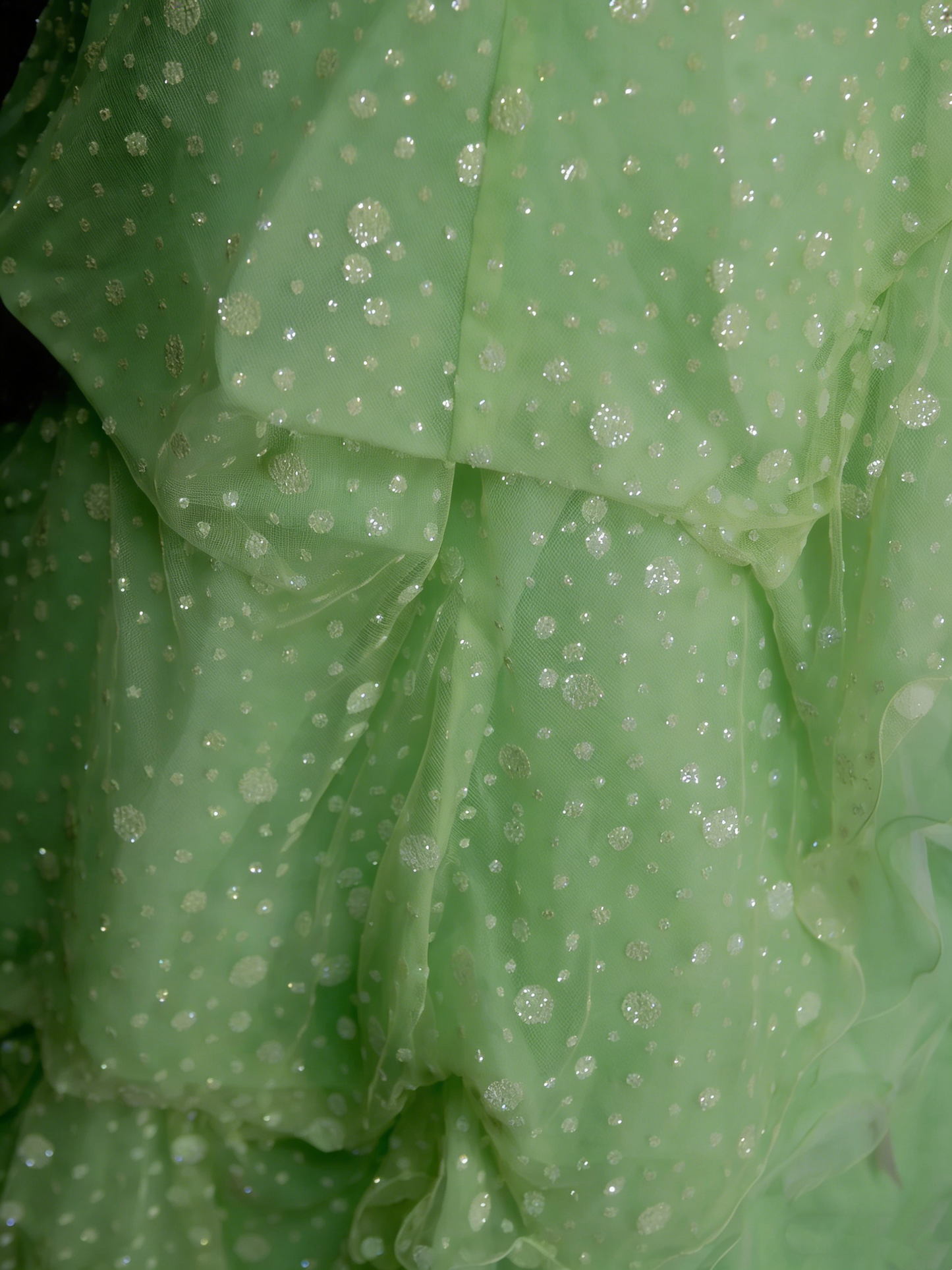 Elegantes Ballkleid mit Herzausschnitt aus grünem Organza im Stil der 80er Jahre – Inspiration für lange Abendkleider, Partykleider, Vintage-Kleid für den 16. Geburtstag (N1311)