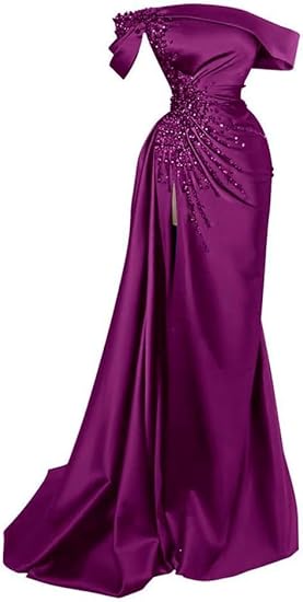 Sexy Mermaid Off The Shoulder Burgundy Satin Prom Dresses Inspiration Birthday Dress Princess Graduation Dress B363