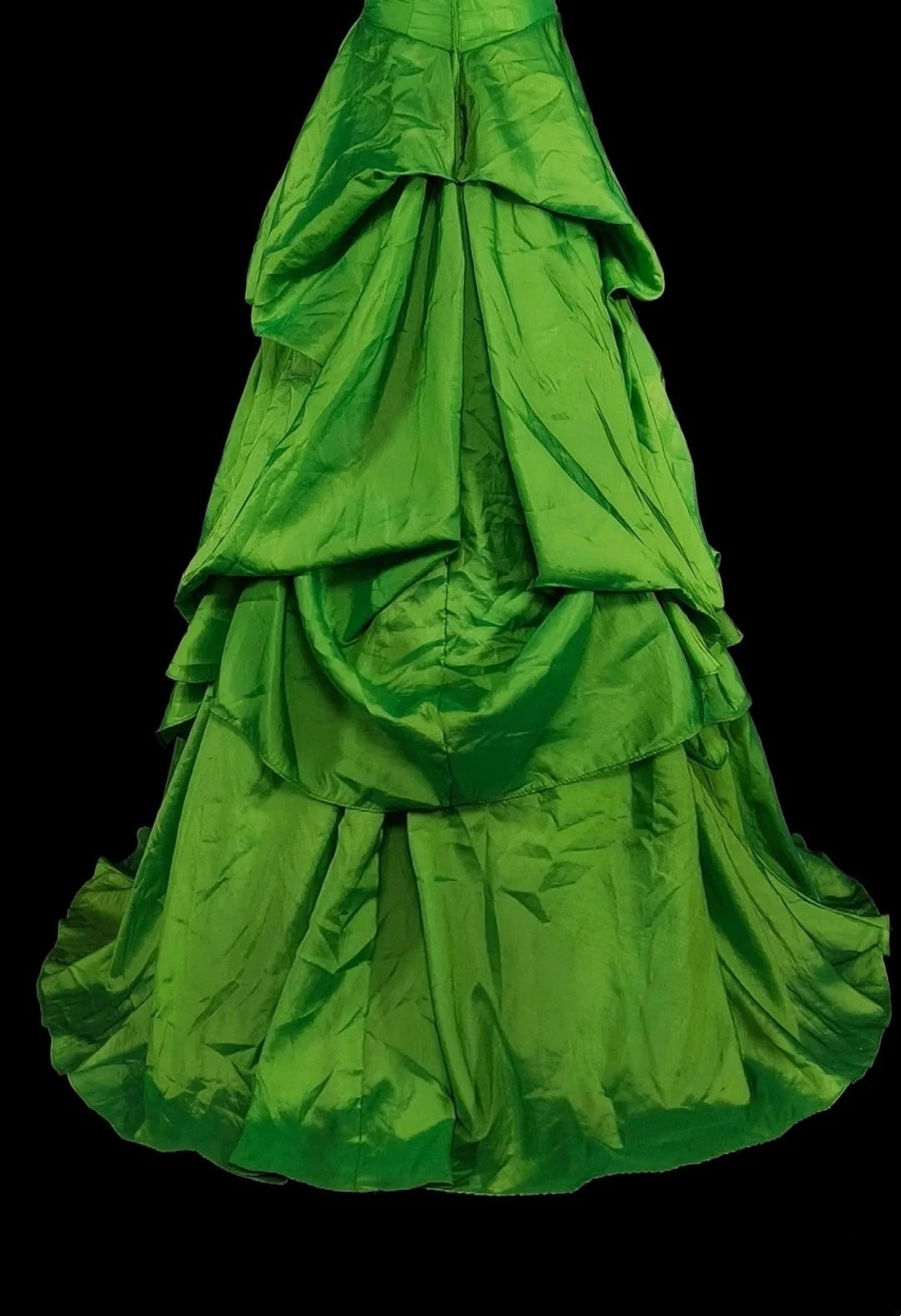 Robe de bal vintage esthétique sirène rétro années 50, longue robe de soirée verte à licou N2020