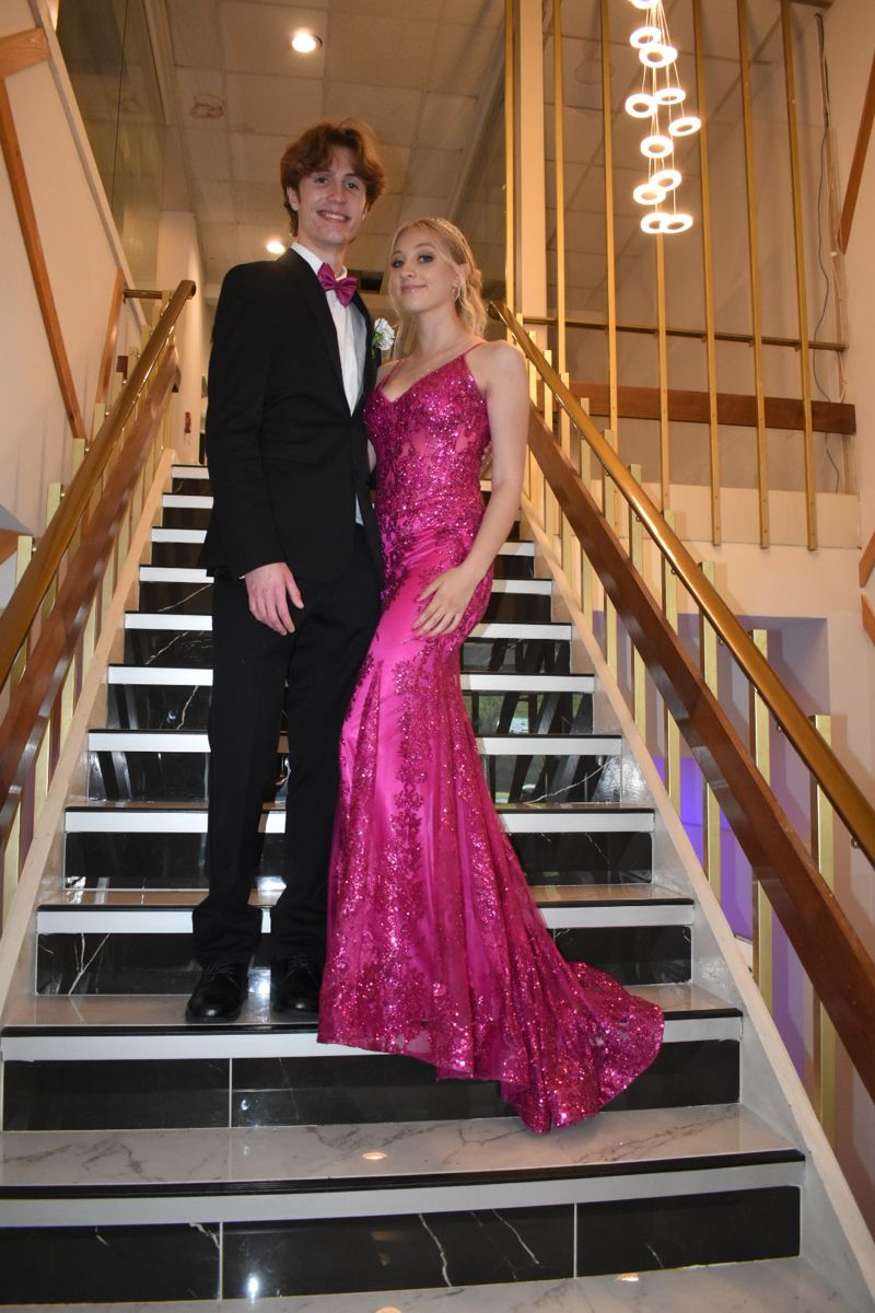 Glitzerndes Meerjungfrauen-Abendkleid für Damen, pinkfarbene Pailletten, langes formelles Ballkleid, AB1716
