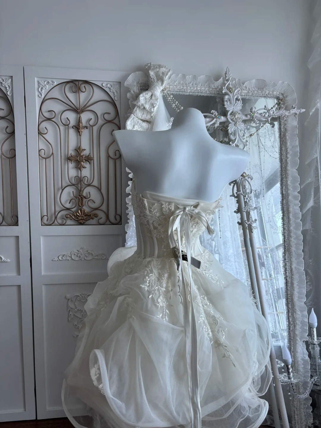 Modest Hoco Dress Homecoming Dresses Ball Gown Off The Shoulder White 16th Birthday Party Outfits RB6387