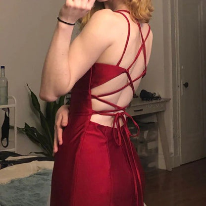 Burgundy Mermaid Long Prom Evening Dress Formal Gowns Inspo Evening Outfit N269