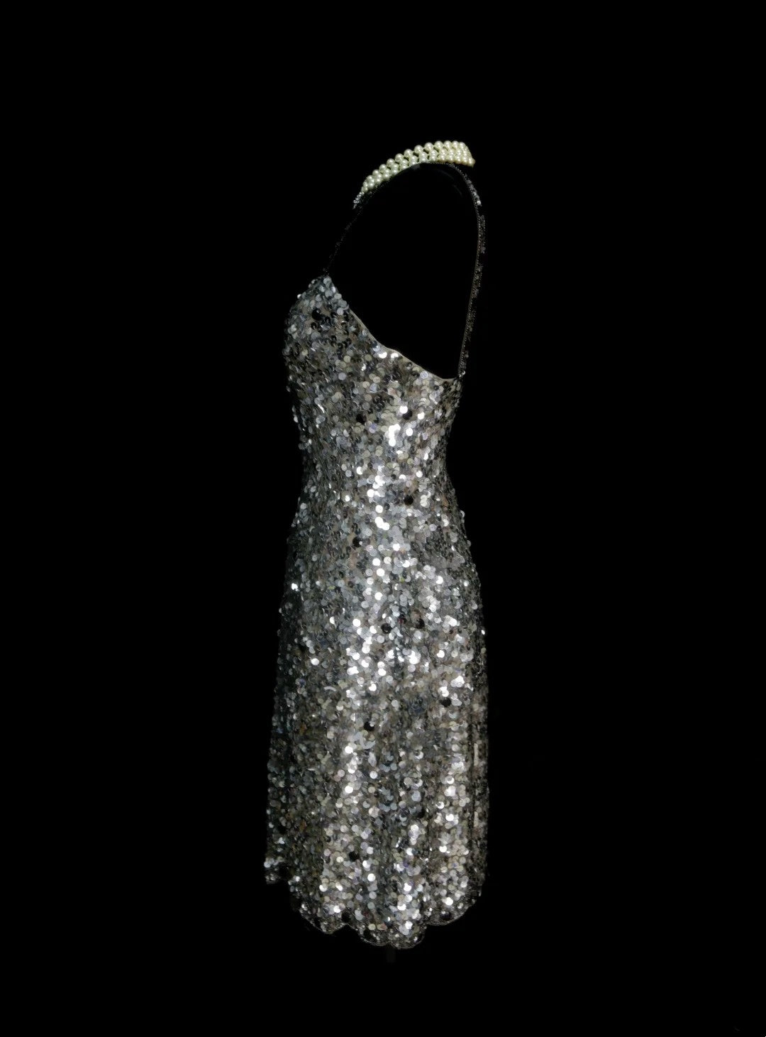 Robe fourreau bustier gris argenté inspirée des années 2000, robe de bal courte N1381