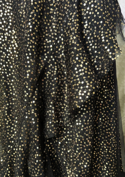 Vintage Abschlussballkleider Meerjungfrau Neckholder Schwarz Pailletten 70er Jahre mit Perlen Bestickt Rückenfrei Langes Abendkleid N2518