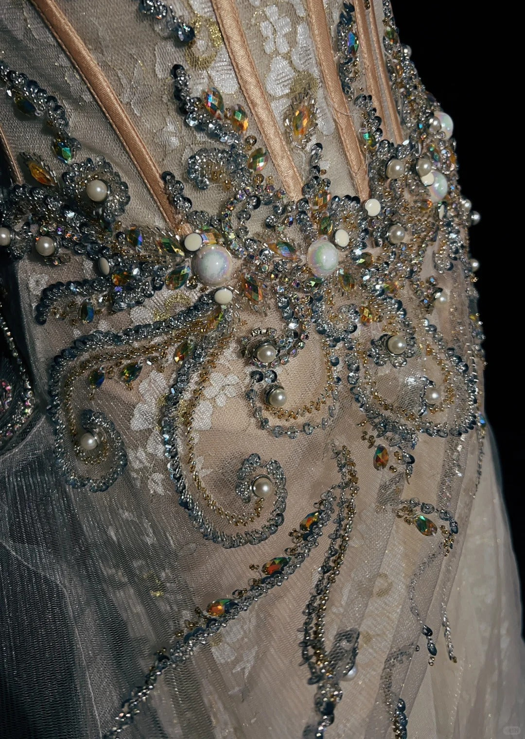 Robes de bal vintage des années 90, ligne A, bretelles spaghetti, tulle champagne, longues tenues de soirée semi-formelles N3651