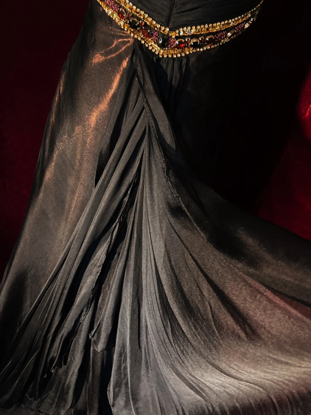 Robes de bal vintage des années 80, robe de soirée sirène à dos nu avec perles, tenues de soirée semi-formelles N3643
