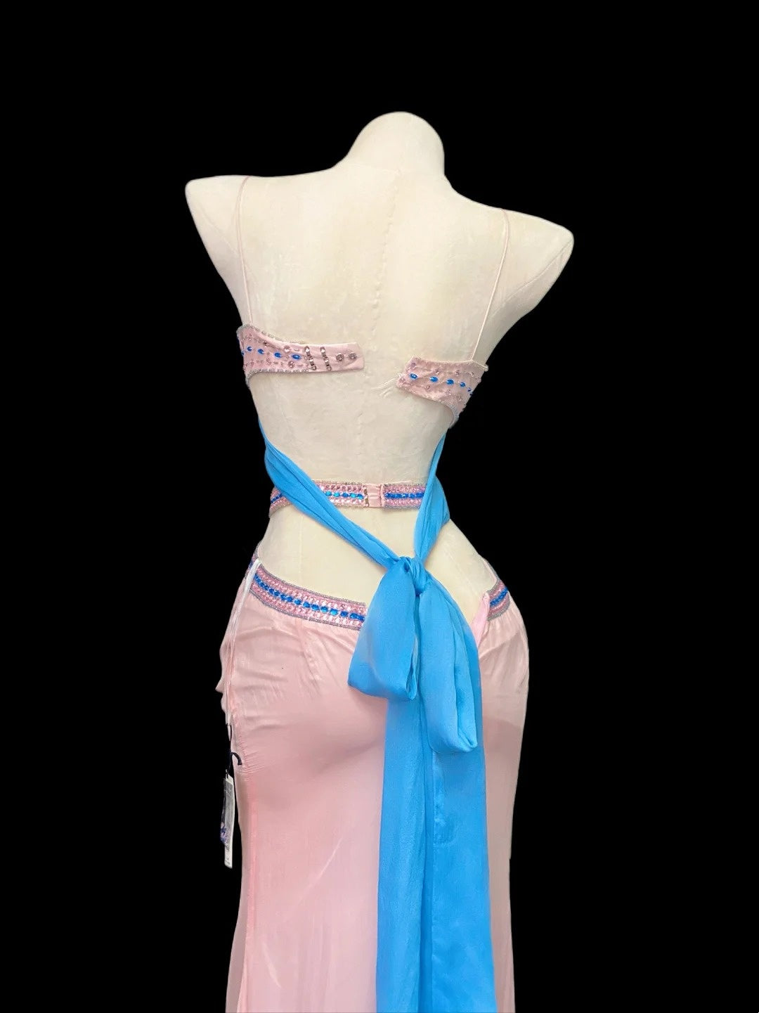 Extravagant Mermaid Spaghetti Strap Pink High Low Long Prom Dresses Inspo Evening Outfits RB4017