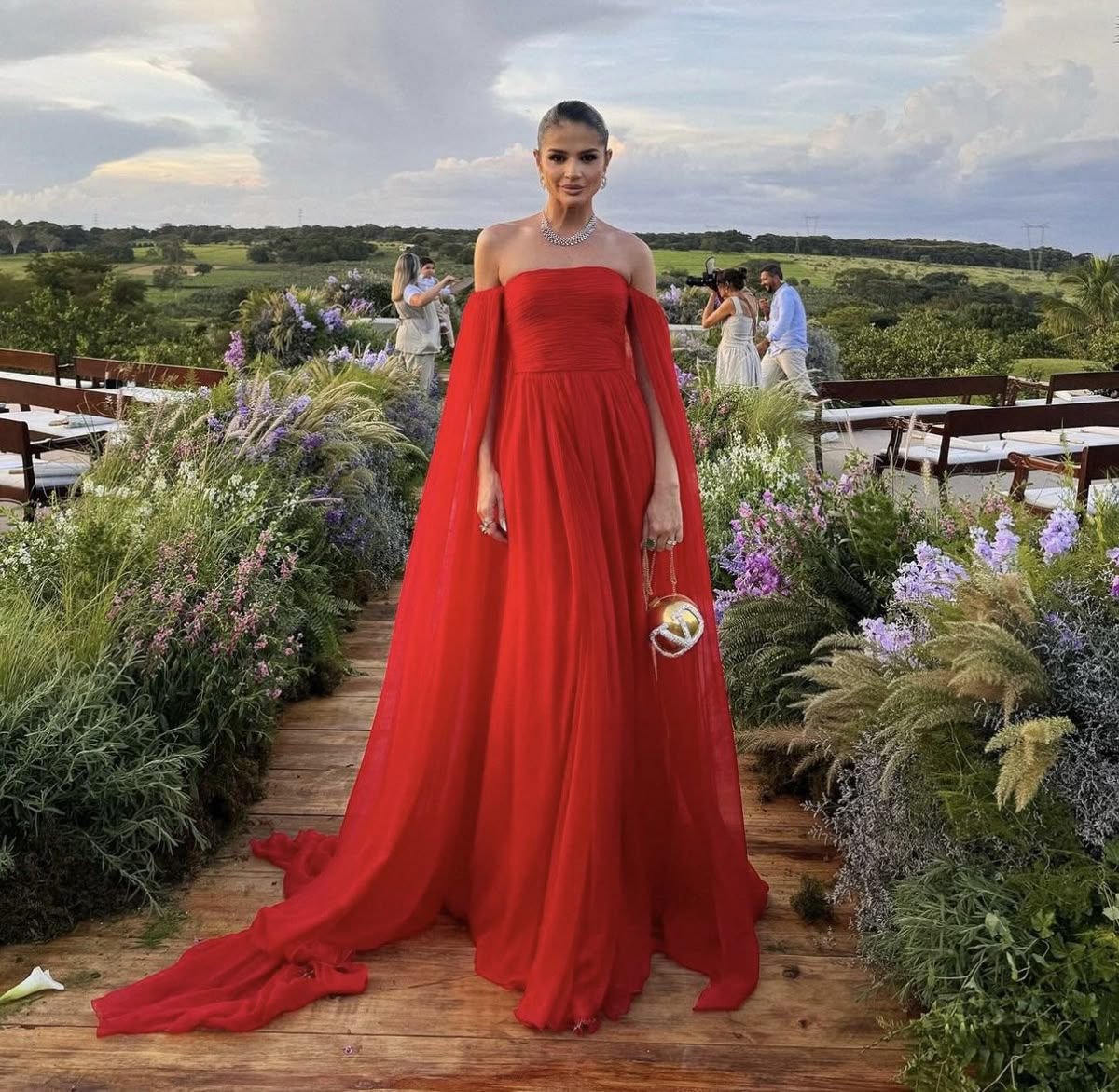 Elegant A Line Off The Shoulder Red Mother of the Bride/Groom Dress Simple Evening Formal Prom Dress AB443