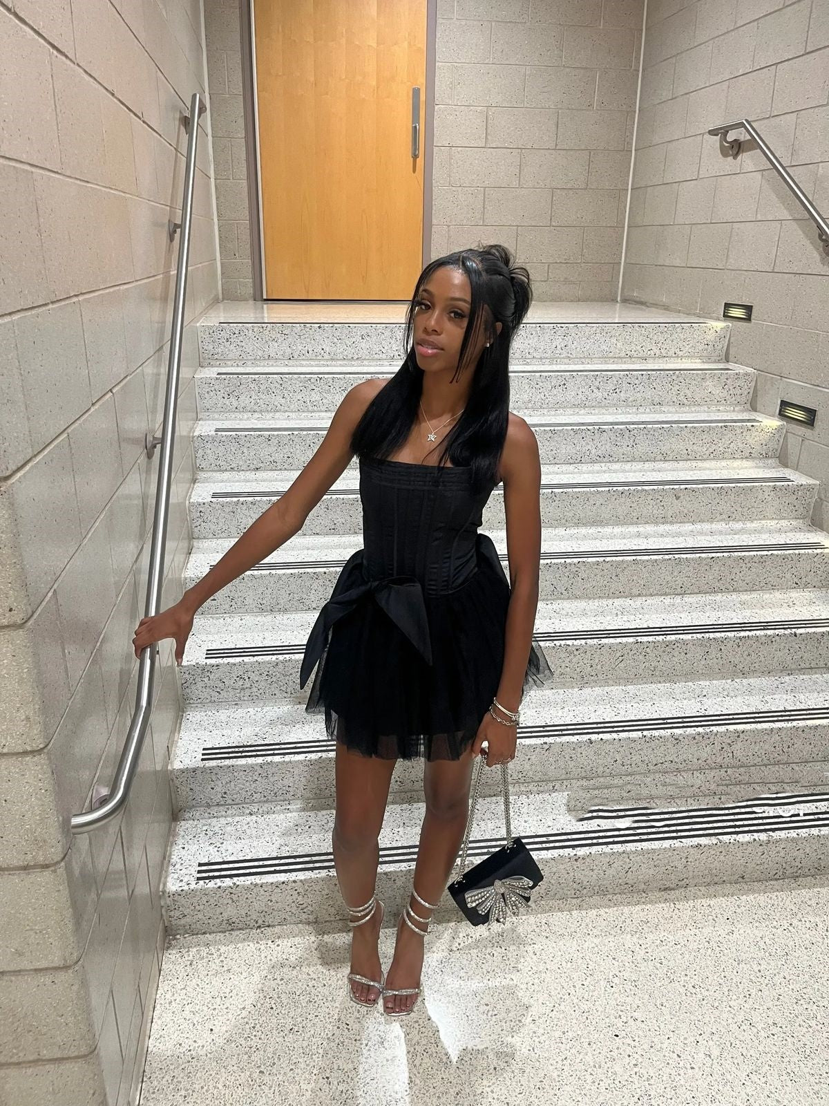 Pretty Ball Gown Strapless Little Black Dress Mini Homecoming Dresses Short Party Birthday Outfits RB4176