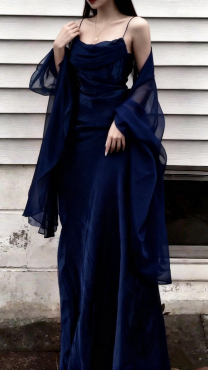 Robe de bal longue et sexy à bretelles spaghetti, vert foncé, robe de soirée fendue, robe de remise de diplôme, RB1202