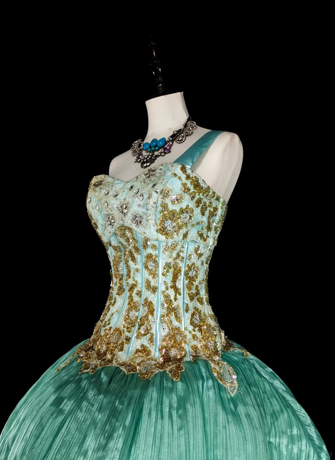 Bescheidene Ballkleider für den Abschlussball, One Shoulder, Grün, Bodenlang, Formelle Abendgarderobe N3518
