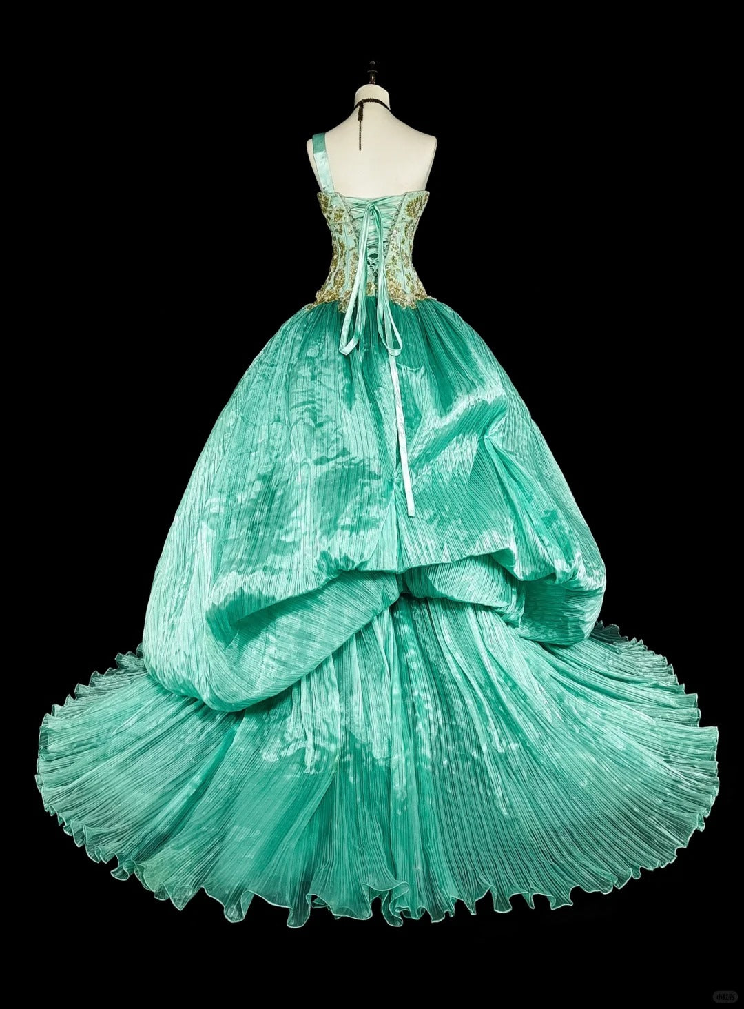 Bescheidene Ballkleider für den Abschlussball, One Shoulder, Grün, Bodenlang, Formelle Abendgarderobe N3518