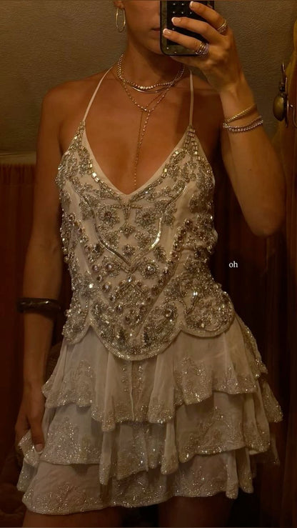 Cute A Line Spaghetti Straps Sequin Burgundy Short 15th Birthday Dress Middle School Semi Homecoming Dresses Cocktail Outfits RB007