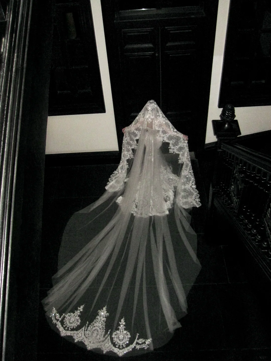 Princess Wedding Dresses Mermaid High Neck Lace Tulle Bodice Brides Dress Style For Brides Fitted Long Bridal Gowns AB2405