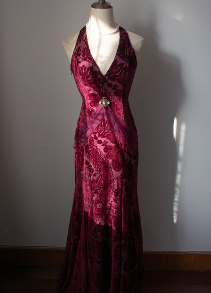 Vintage Meerjungfrauen-Abendkleid aus weißem Samt und Spitze im Stil der 50er Jahre – Inspiration für lange Partys und den 20. Geburtstag (AB2343)