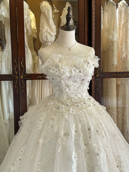 Robes de mariée vintage années 80 Robe de bal bustier à sequins longue Robe de mariée ajustée N2269