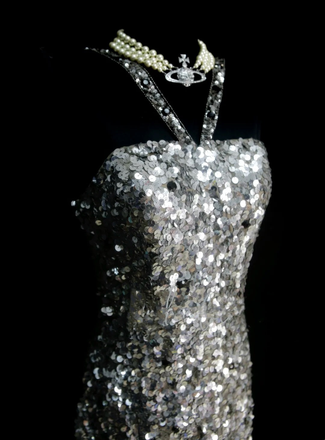 Robe fourreau bustier gris argenté inspirée des années 2000, robe de bal courte N1381