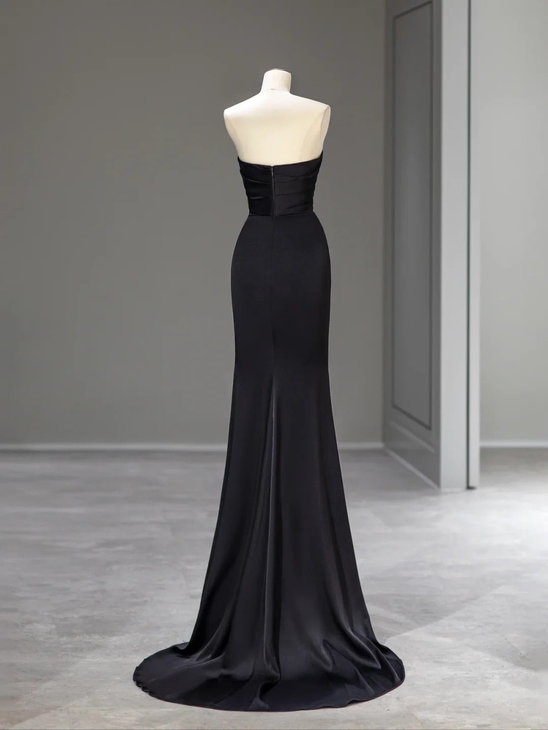 Beautiful Mermaid Sweetheart Black Tie Dress Long Prom Dresses Inspo Evening Outfits RB3994