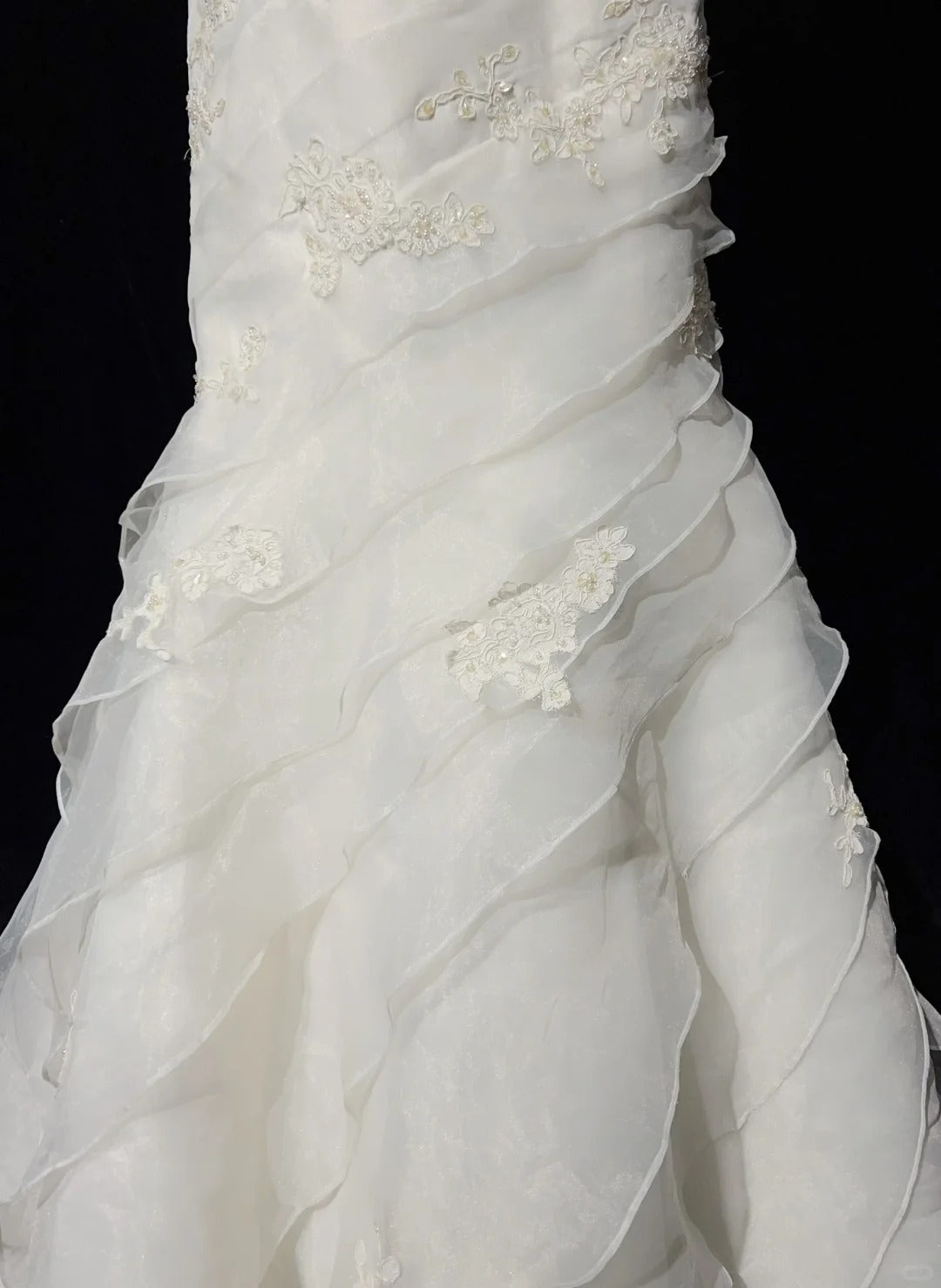 Robes de mariée de conte de fées fantaisie, sirène, bustier, blanc, longues, robes de mariée N2867