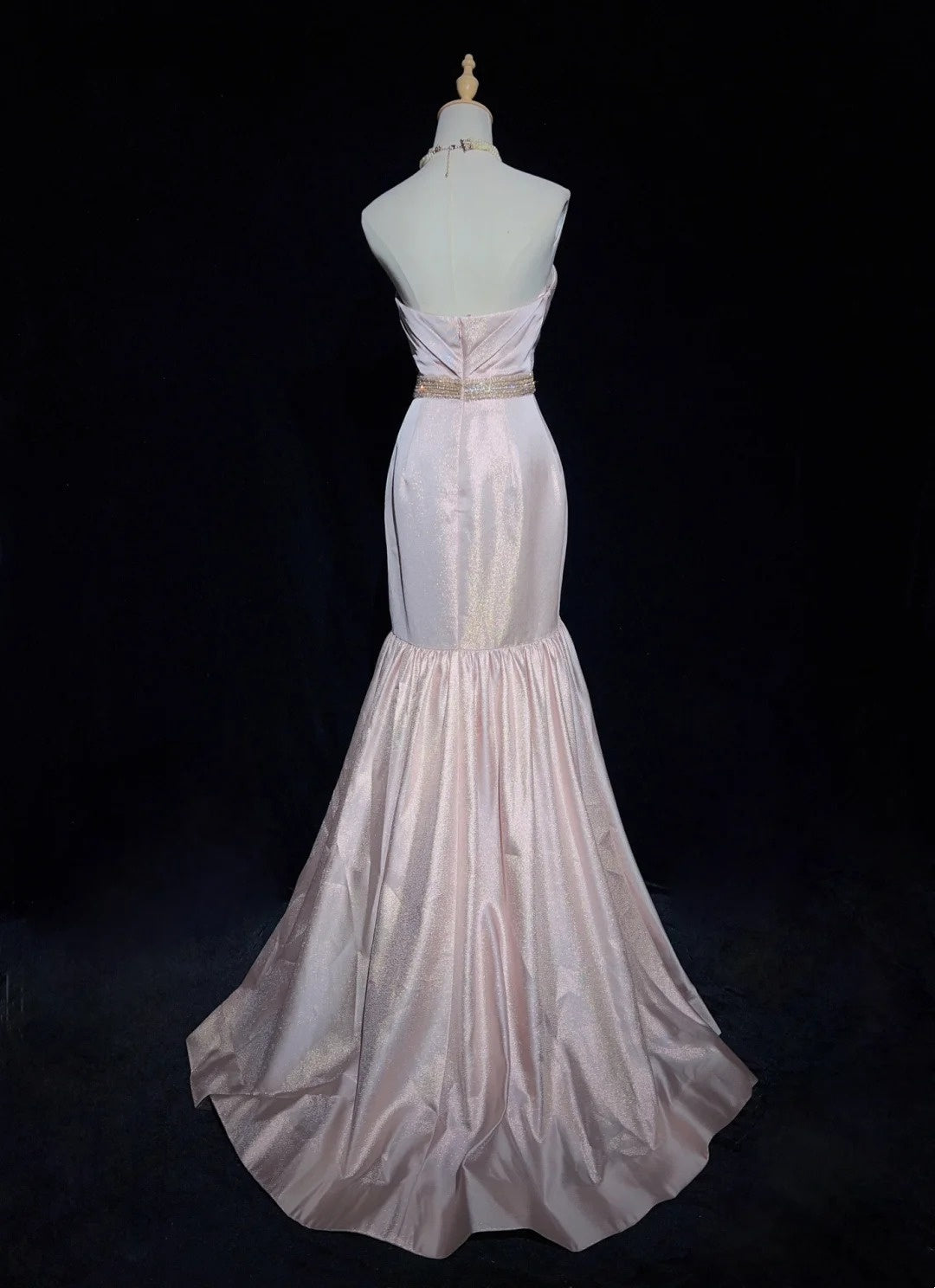 Beautiful Prom Dresses Mermaid Sweetheart Pink With Ruffled Long Evening Outfits N3346