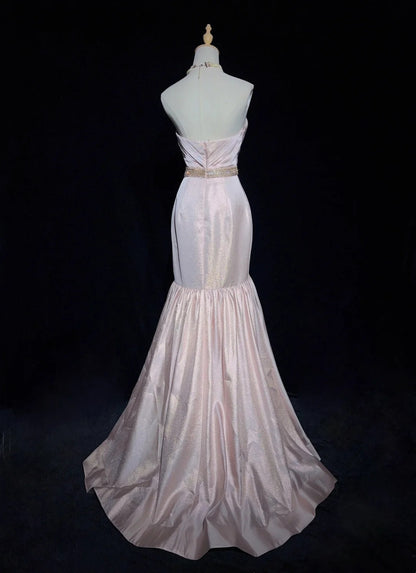Beautiful Prom Dresses Mermaid Sweetheart Pink With Ruffled Long Evening Outfits N3346