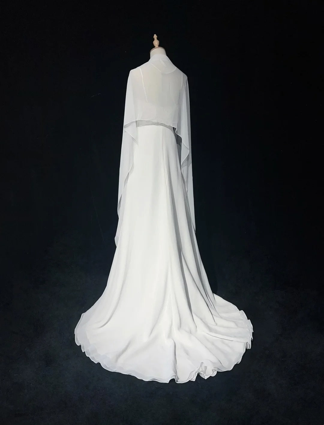 Timeless Wedding Dresses A Line Spaghetti Strap White Chiffon With Beaded Long Bridal Gown N3018