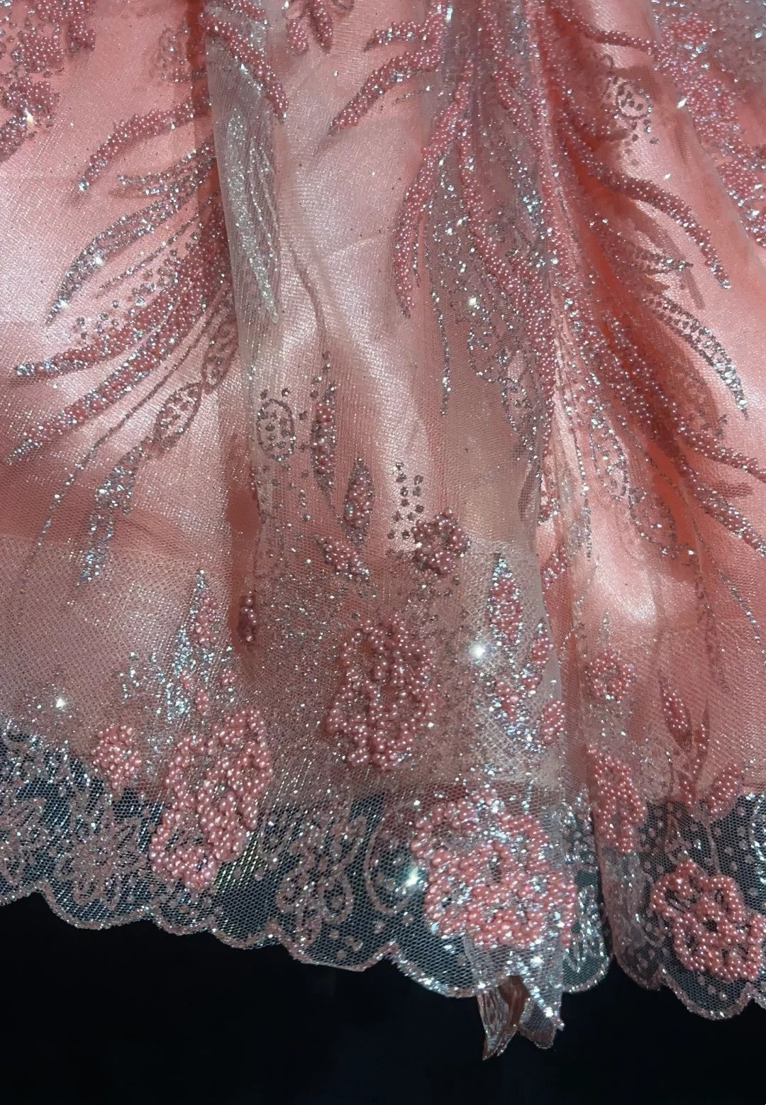 Hübsches Ballkleid Spaghettiträger Rosa Pailletten mit 3D Blumen Tüll Kurze Mini-Heimkehrkleider N2527
