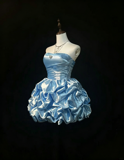 Süßes Ballkleid Sweetheart Hellblau 16. Geburtstag Kleid Homecoming Kleider N3807