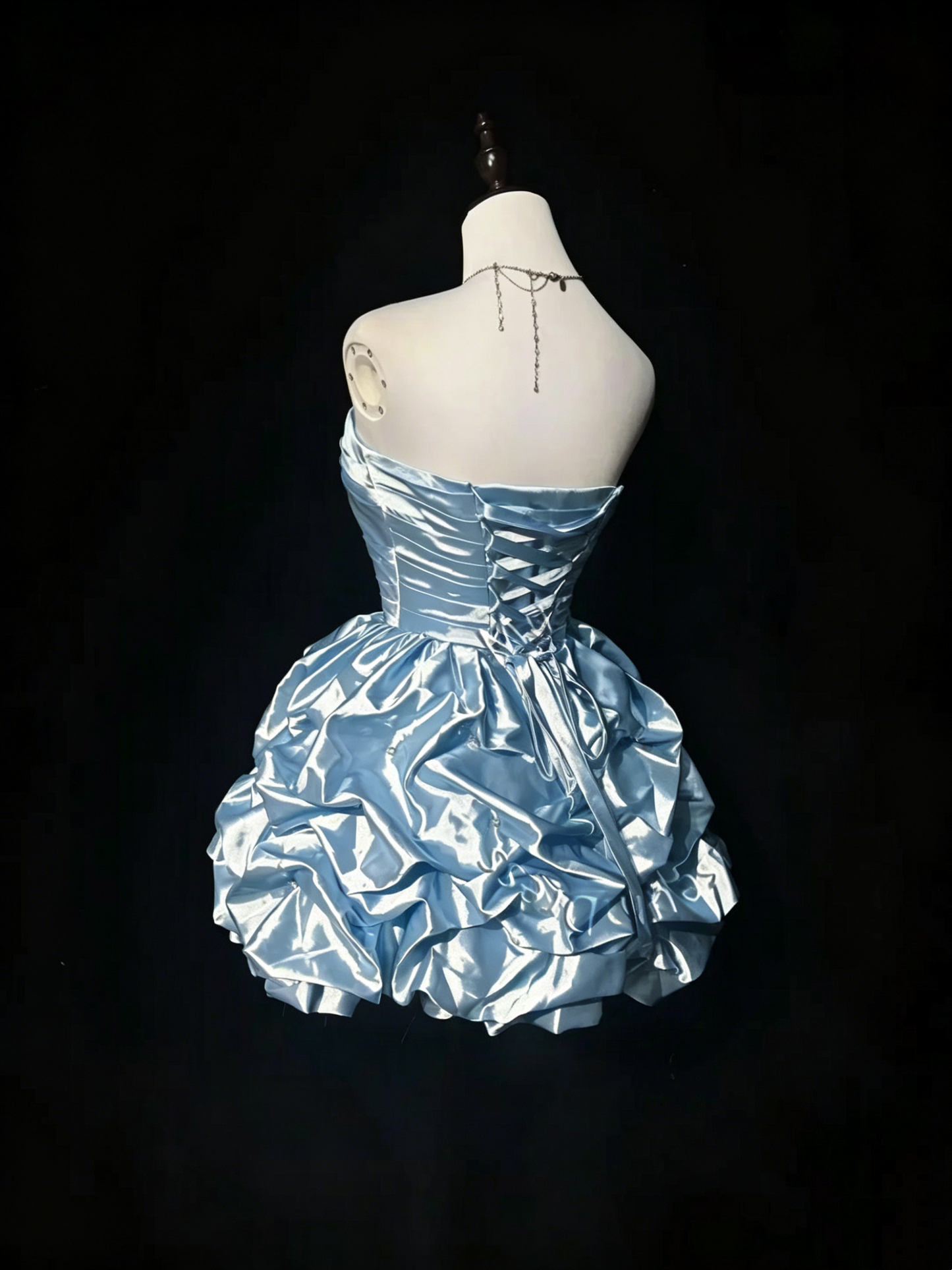 Süßes Ballkleid Sweetheart Hellblau 16. Geburtstag Kleid Homecoming Kleider N3807
