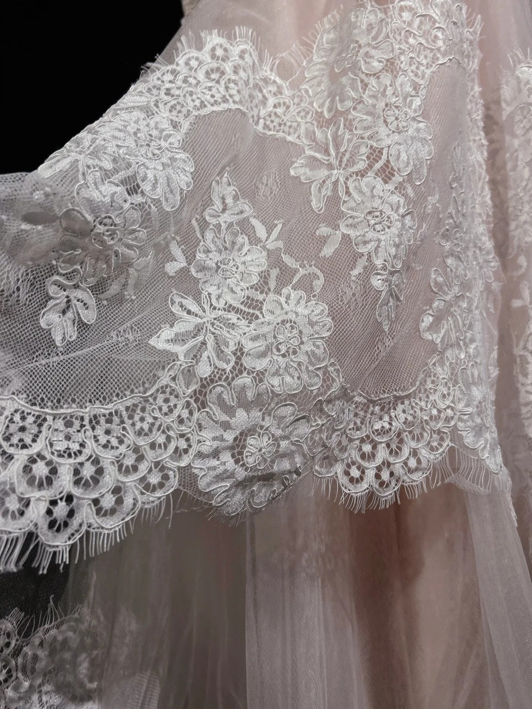 Robes de bal vintage sirène bustier rose dentelle à volants longue robe de soirée N2498