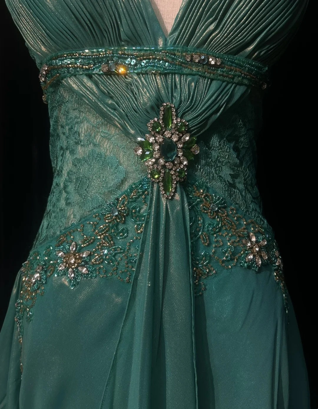 Elegantes A-Linien-Spaghettiträger-Kleid aus blauem Chiffon mit besticktem Oberteil, langes Ballkleid N2724