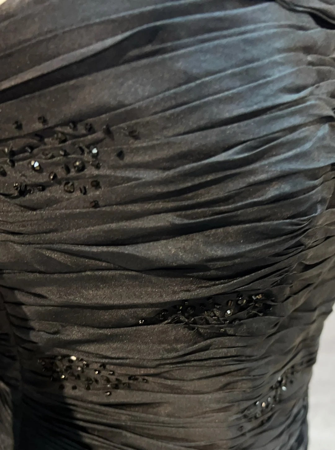 Robes de bal vintage Trapèze Bustier Robe de soirée noire sans manches Années 90 Longue Robe de soirée formelle N2635