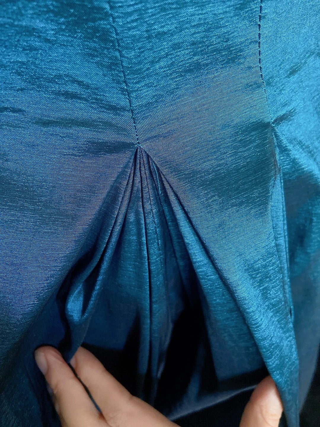Magnifiques robes de bal de promo en satin bleu bustier avec volants longues tenues de soirée N3377